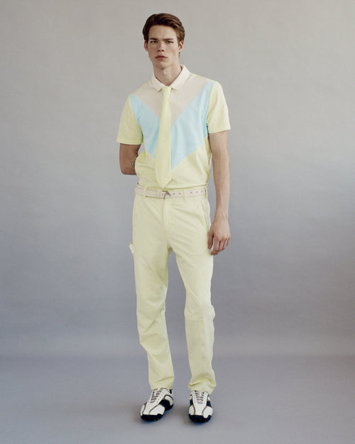 Color Block Polo